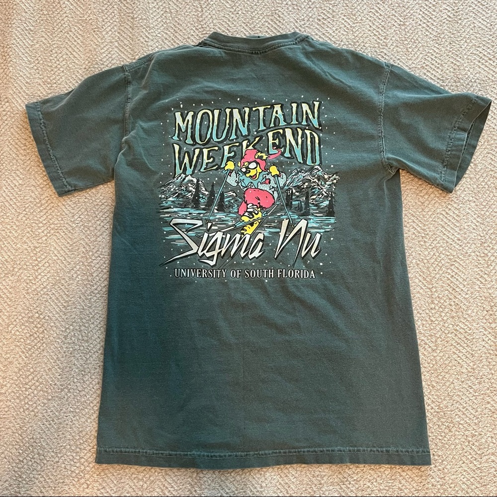 Sigma Nu Comfort Colors Fraternity Tee